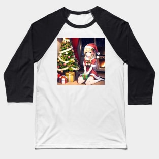 Christmas Anime Baseball T-Shirt